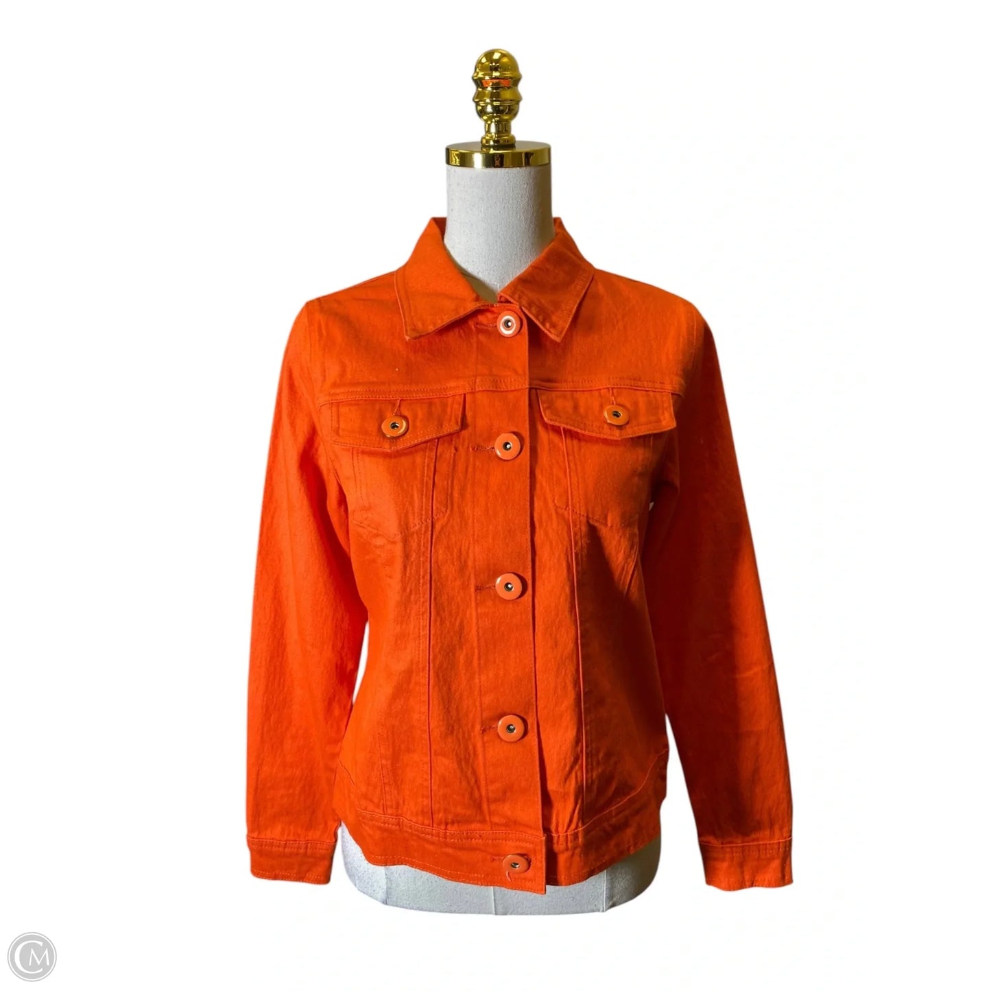 Jacket Other By Diane Gilman In Orange, Size: S
