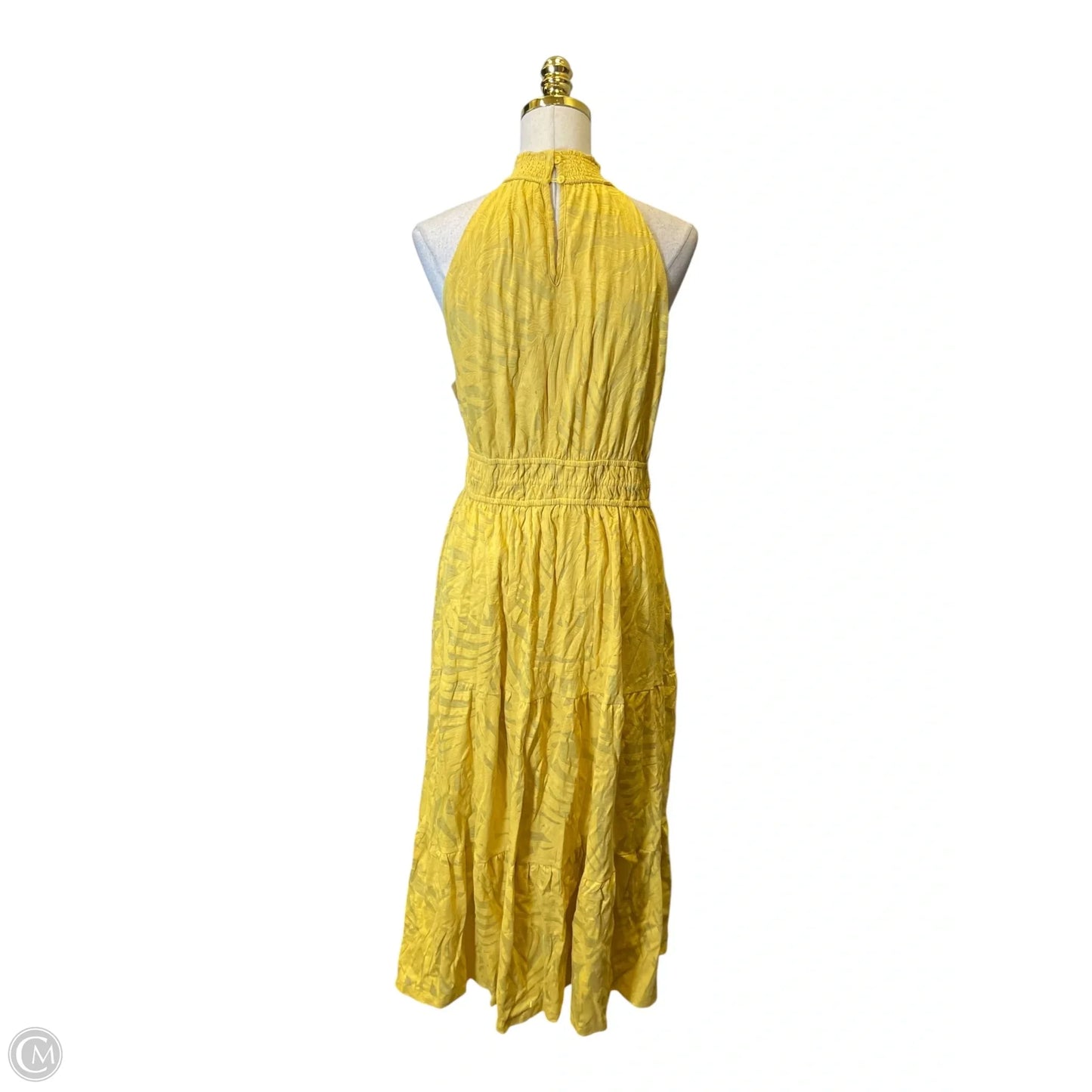 Dress Casual Maxi By Daniel Rainn In Yellow, Size: L