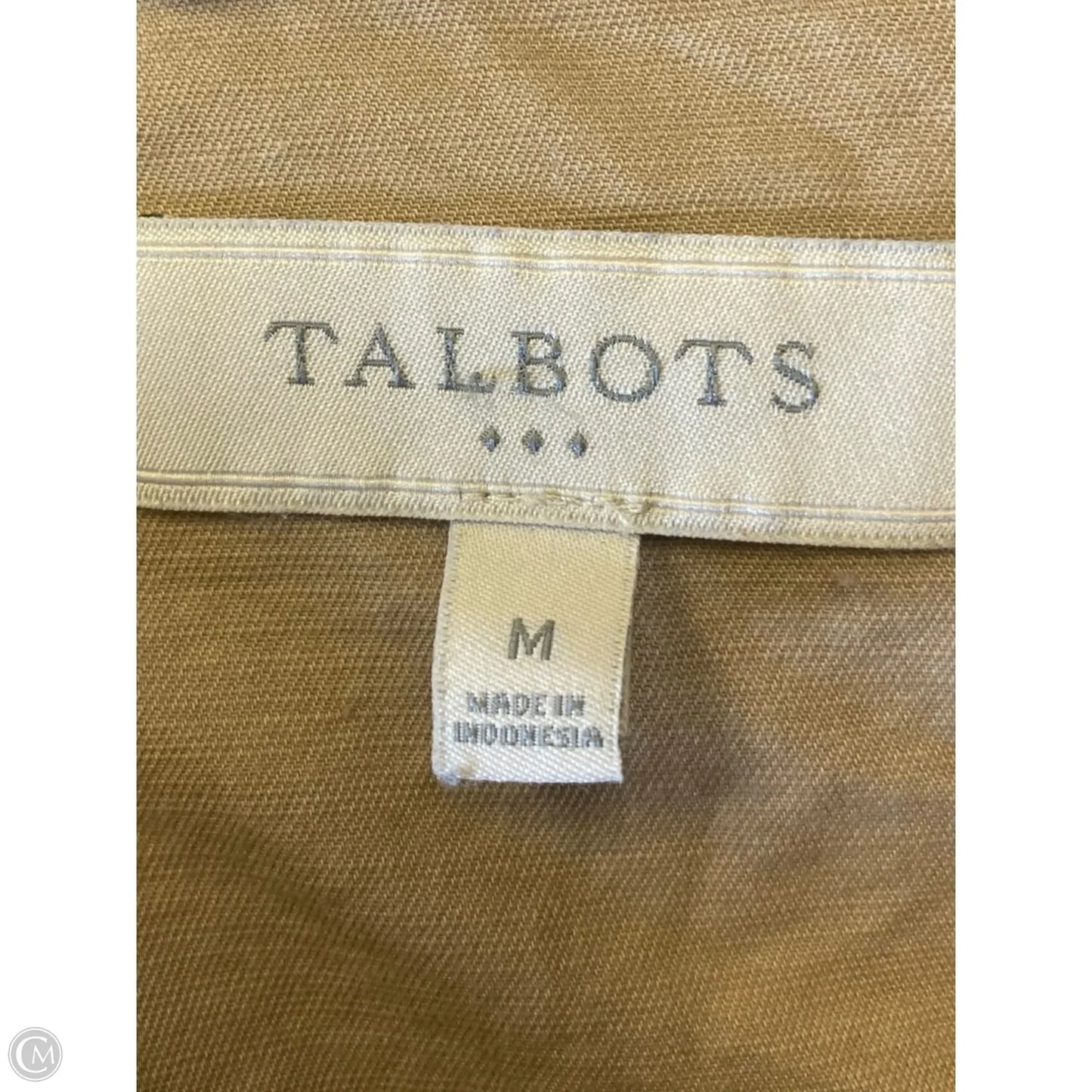 Jacket Other By Talbots In Beige, Size: M