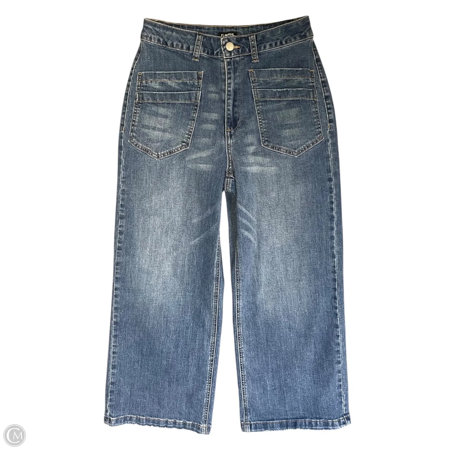 Jeans Wide Leg By Clothes Mentor In Blue Denim, Size: 6