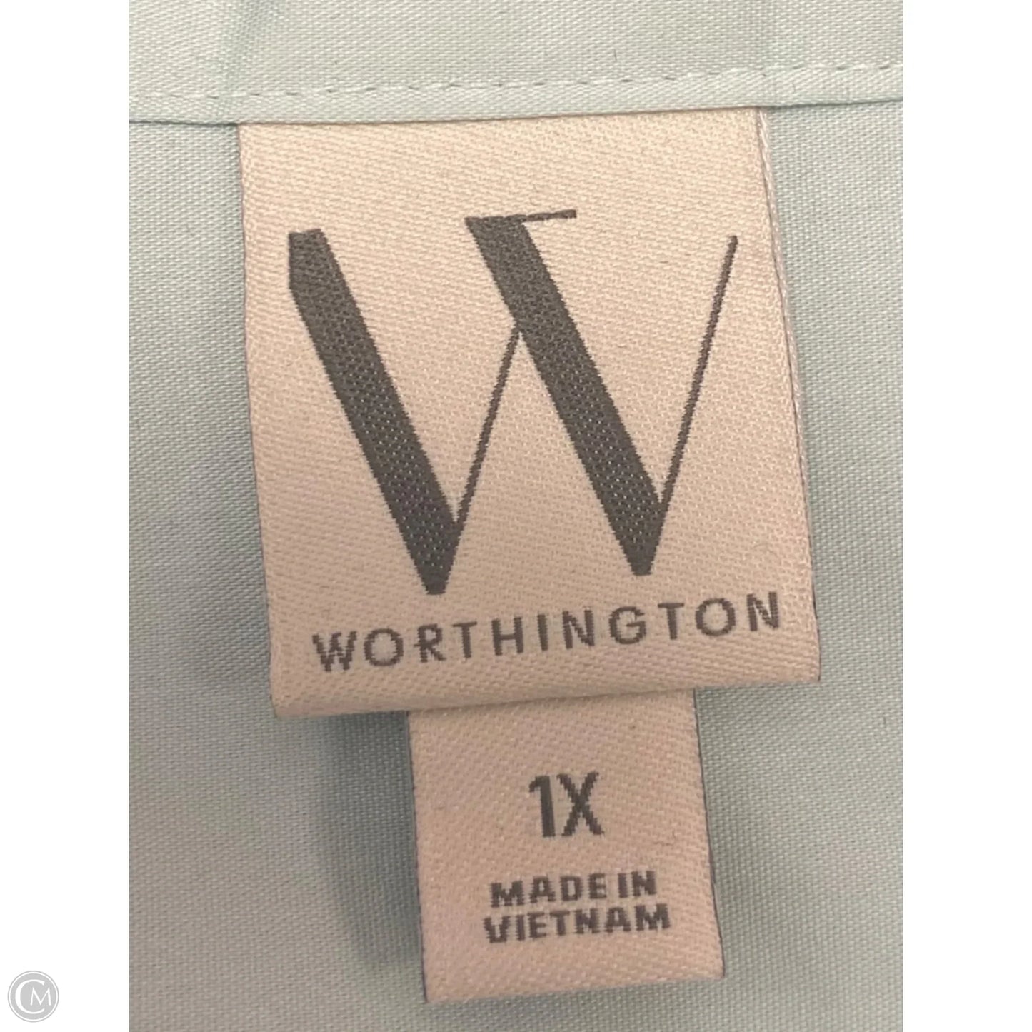 Dress Casual Midi By Worthington In Green, Size: 1x