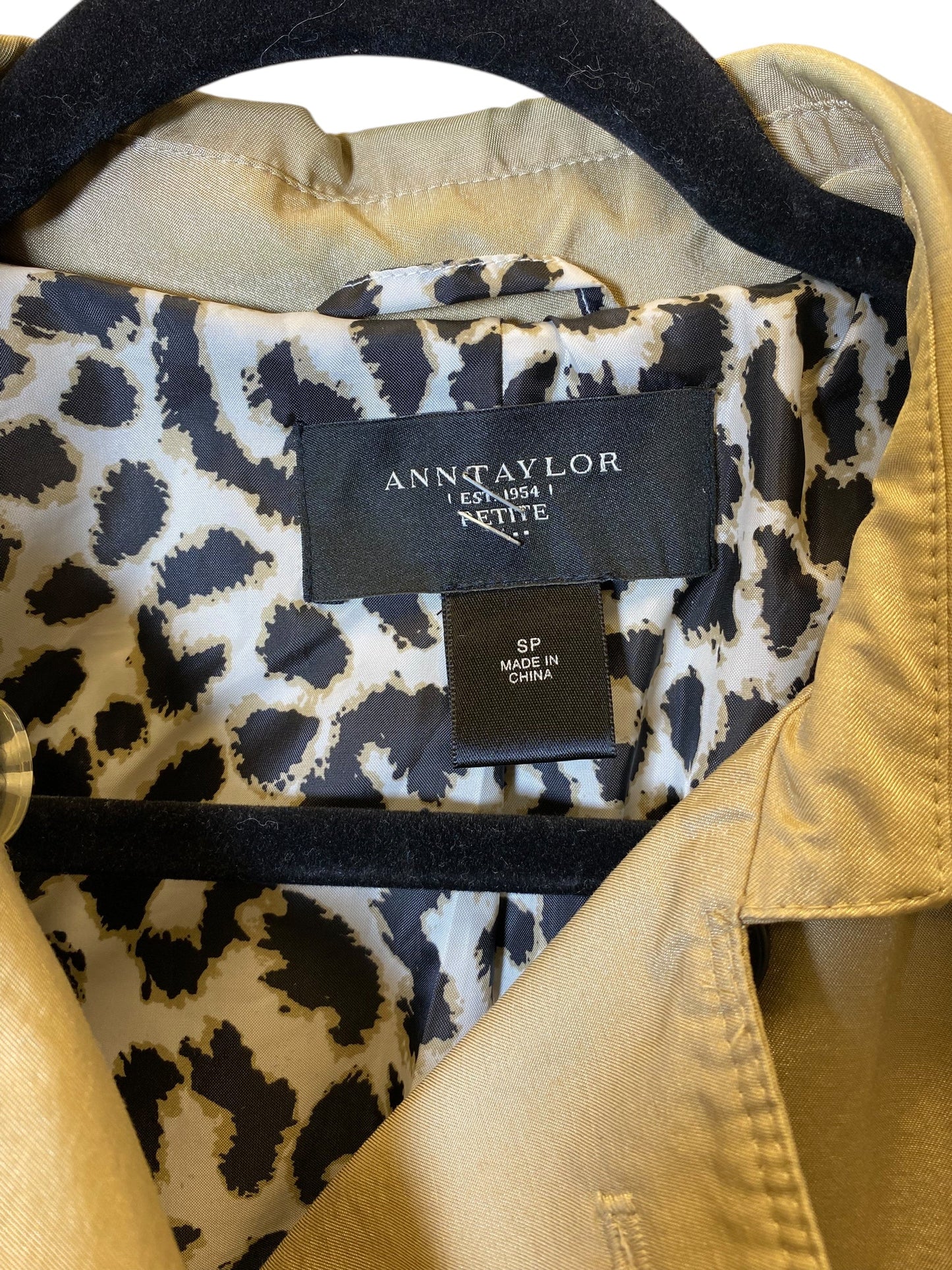 Coat Other By Ann Taylor In Gold, Size: Sp