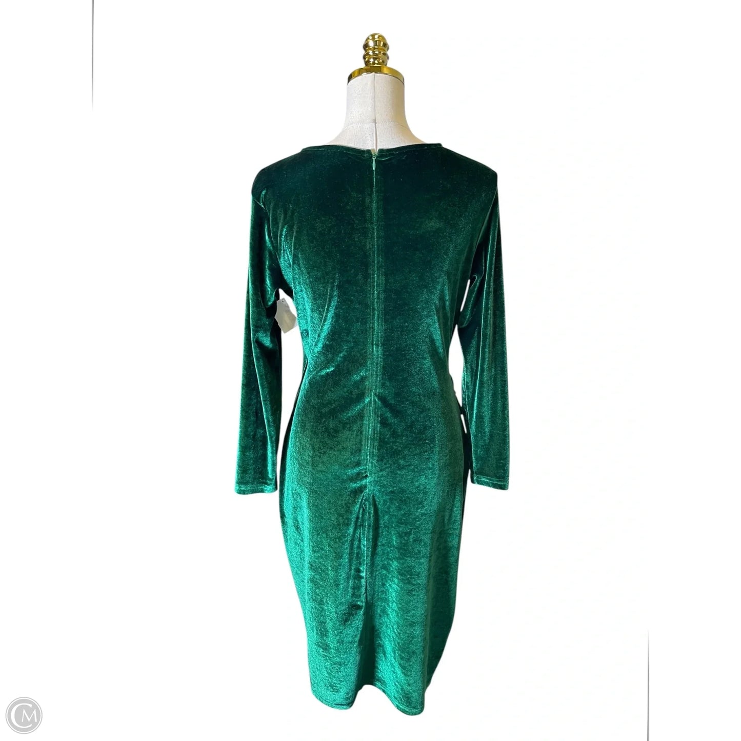 Dress Casual Midi By Clothes Mentor In Green, Size: L