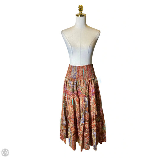Skirt Maxi By Lauren By Ralph Lauren In Multi-colored, Size: 10