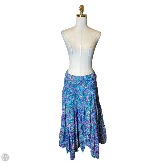Skirt Maxi By Lauren By Ralph Lauren In Multi-colored, Size: 10