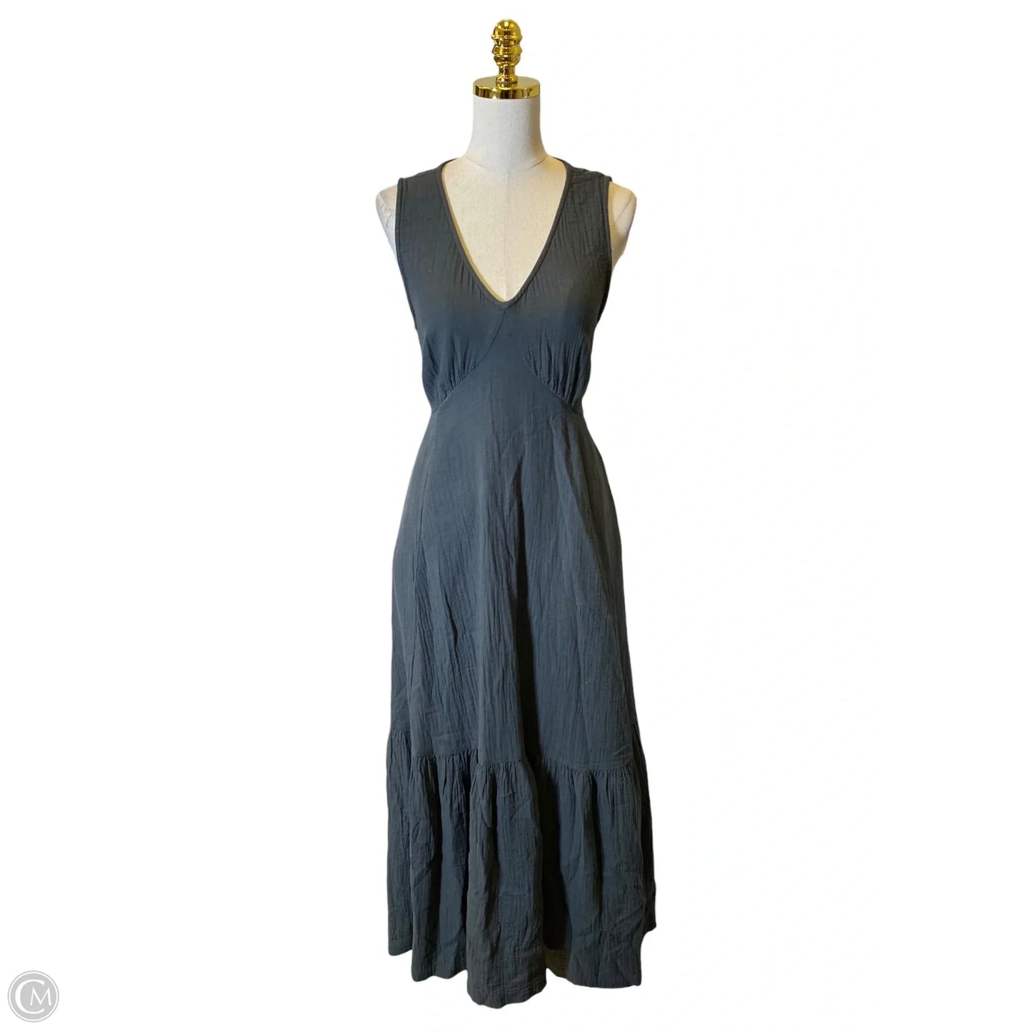 Dress Casual Midi By Pact In Grey, Size: S