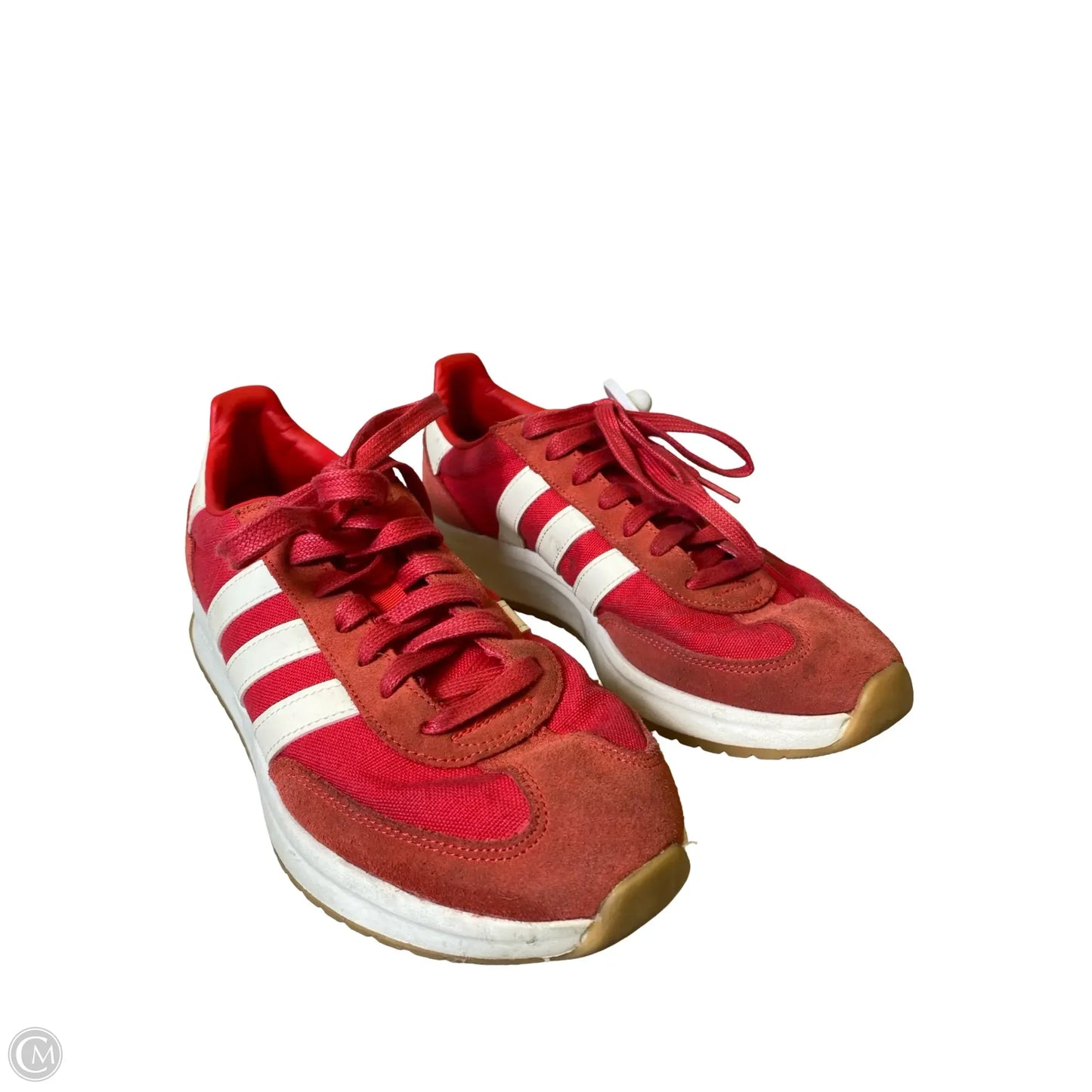 Shoes Athletic By Adidas In Red & White, Size: 9