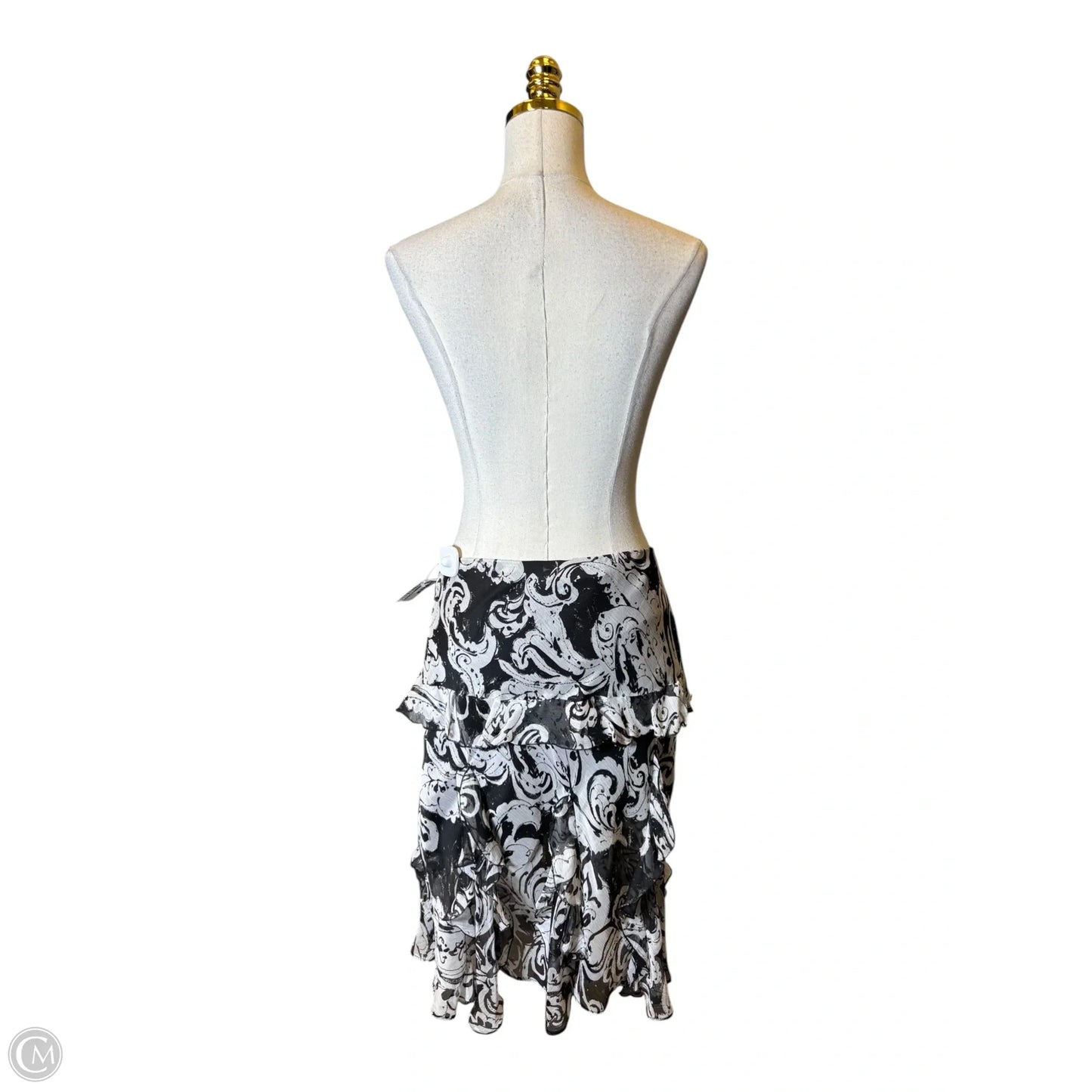 Skirt Maxi By Ralph Lauren In Black & White, Size: S