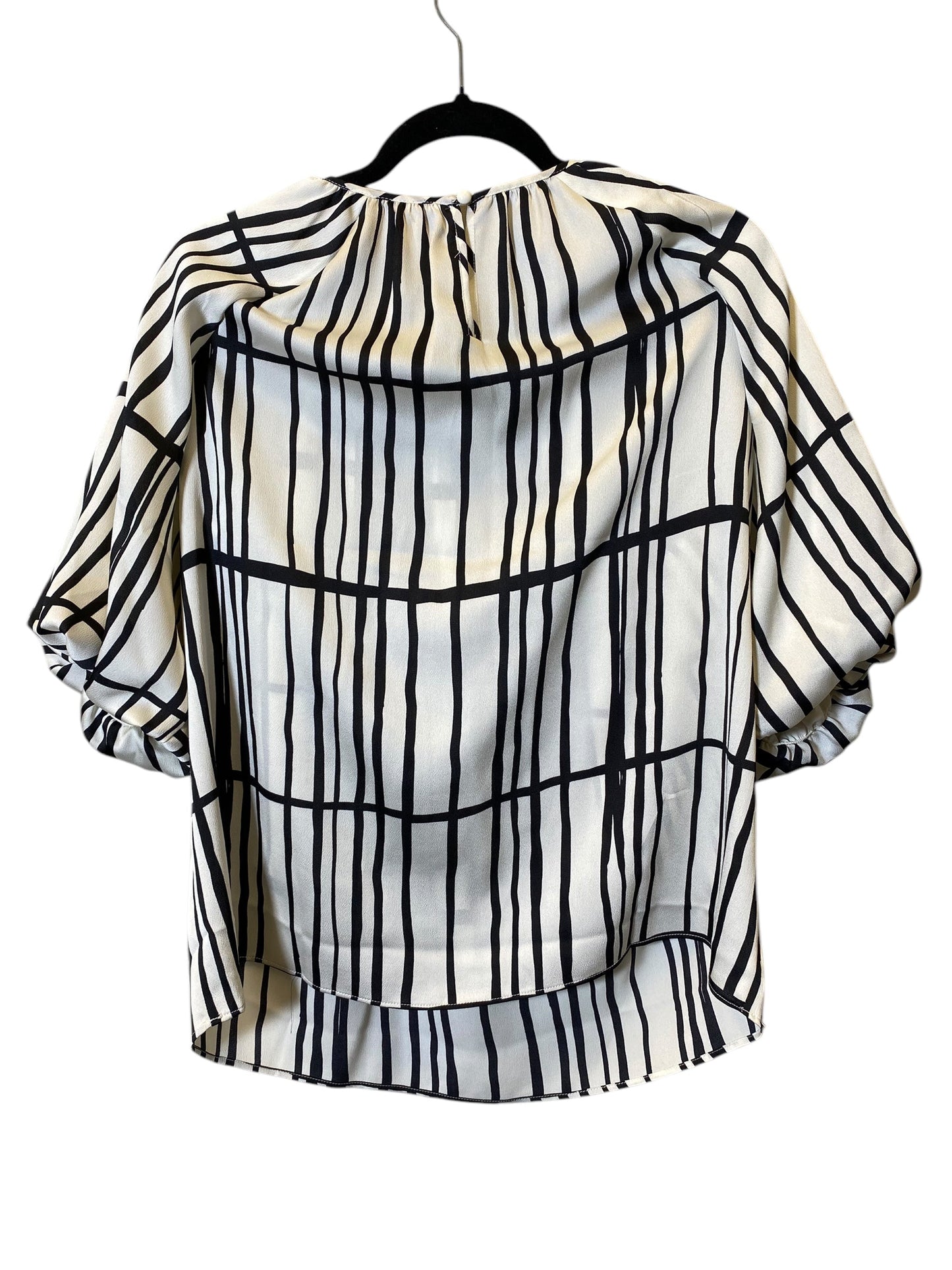 Top 3/4 Sleeve By Worthington In Striped Pattern, Size: L