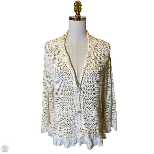Sweater By Coldwater Creek In Cream, Size: Xl