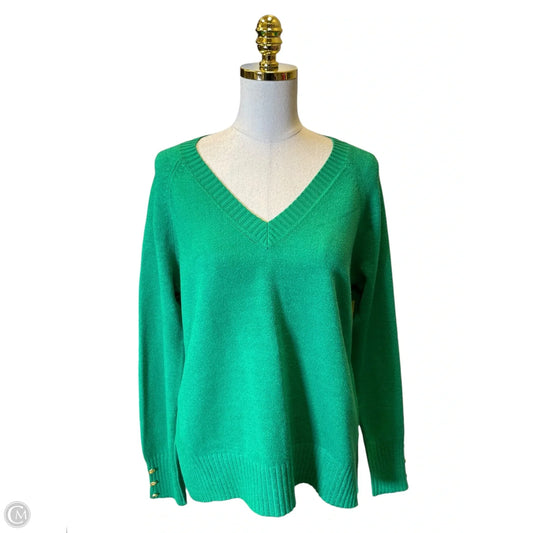 Sweater Cardigan Designer By Lilly Pulitzer In Green, Size: M