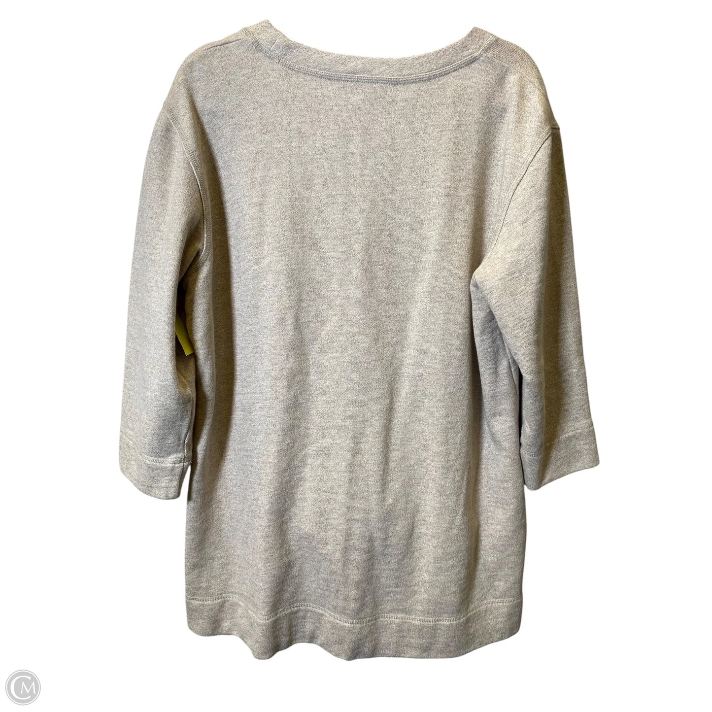 Sweater By Soft Surroundings In Brown & Tan, Size: L