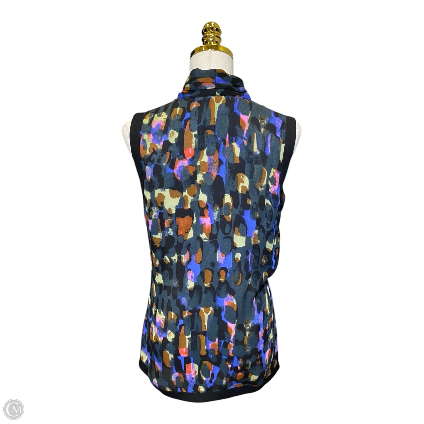 Blouse Sleeveless By Cabi In Multi-colored, Size: M