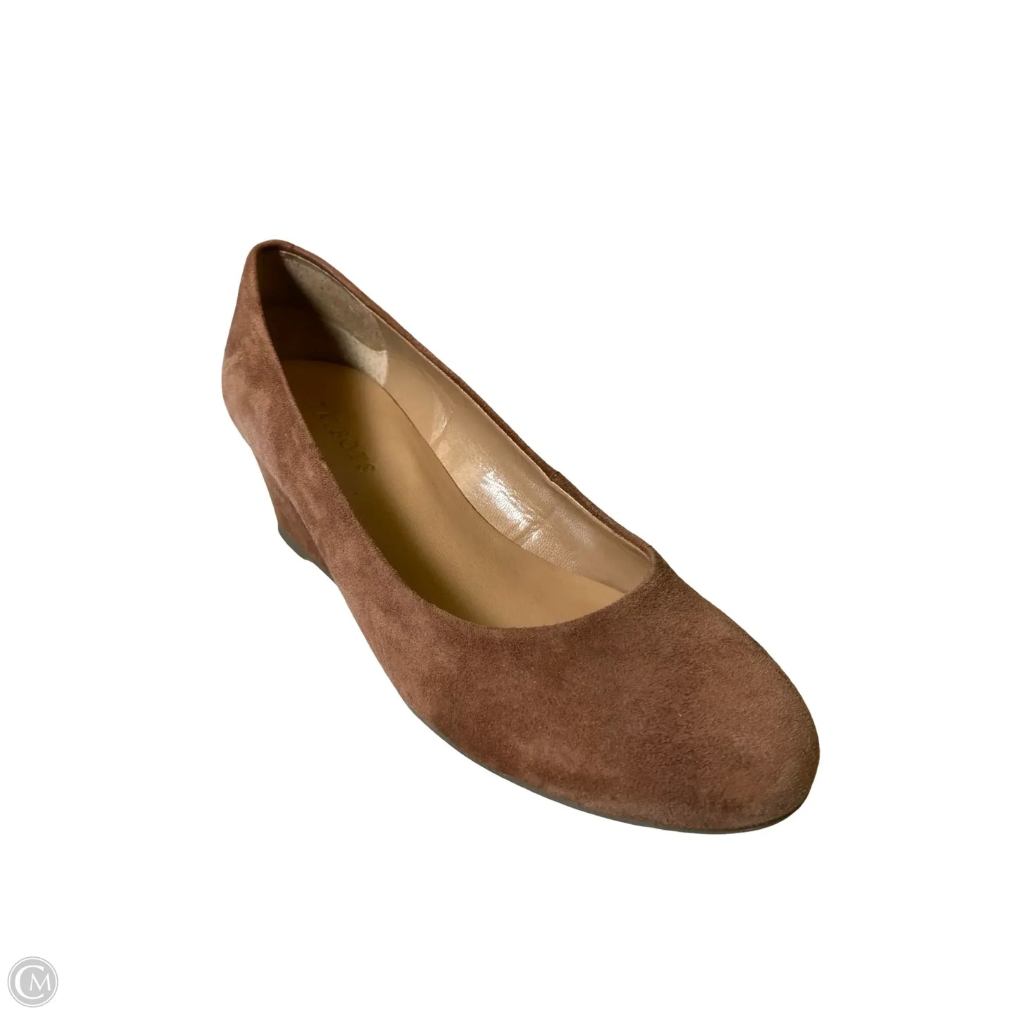 Shoes Heels Wedge By Talbots In Brown, Size: 6.5