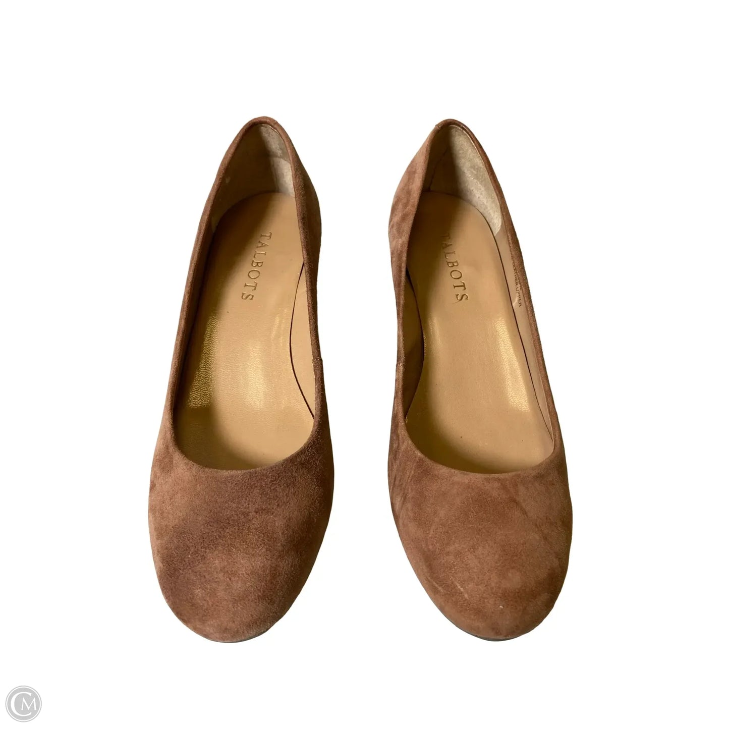 Shoes Heels Wedge By Talbots In Brown, Size: 6.5