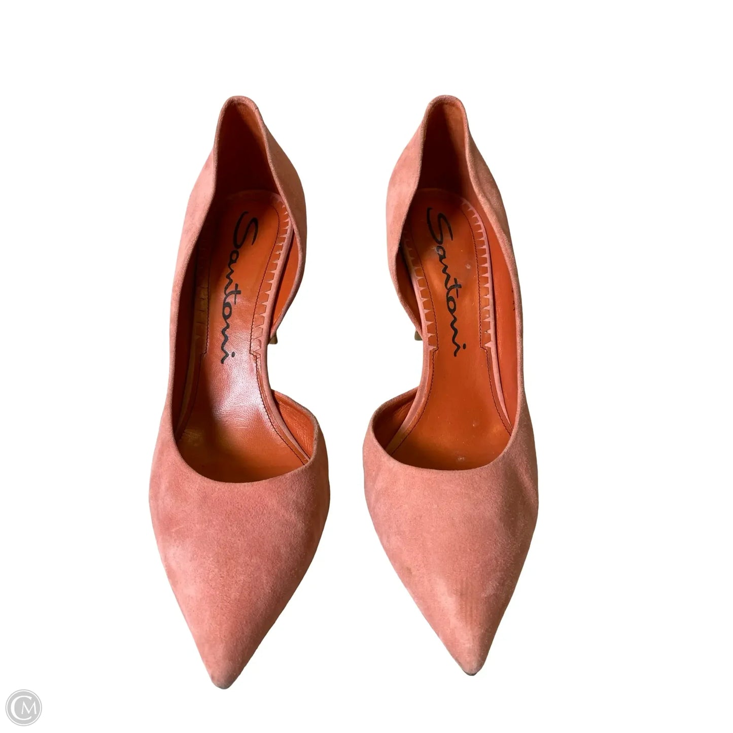 Shoes Heels Kitten By Clothes Mentor In Pink, Size: 10.5