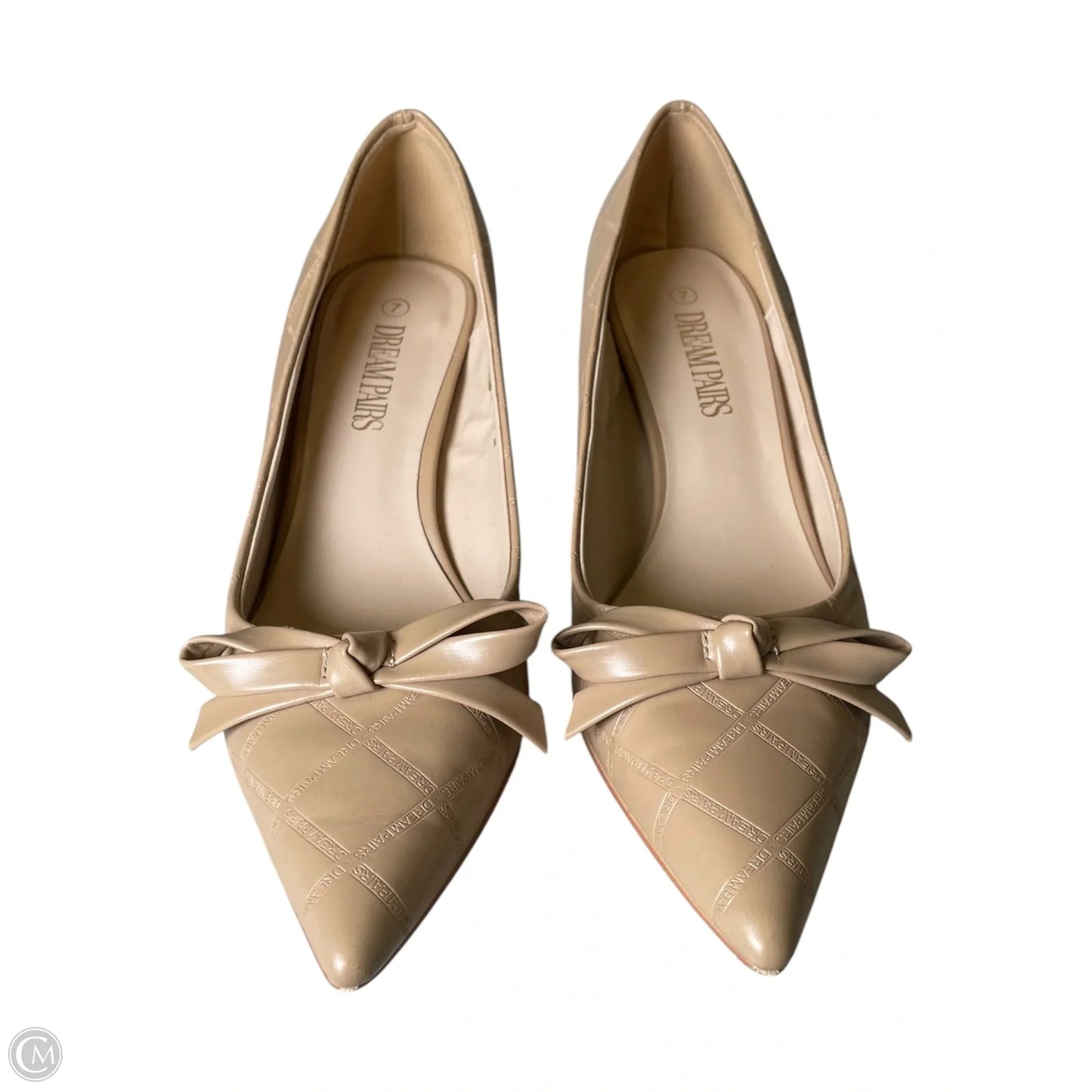 Shoes Heels Kitten By Dream Pairs In Tan, Size: 7