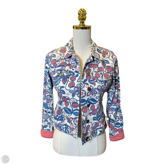 Jacket Denim By Boden In Multi-colored, Size: Xs