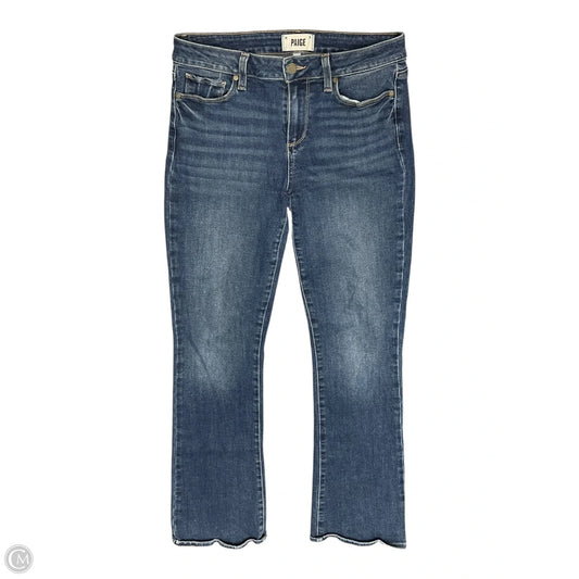 Jeans Boot Cut By Paige In Blue, Size: 8