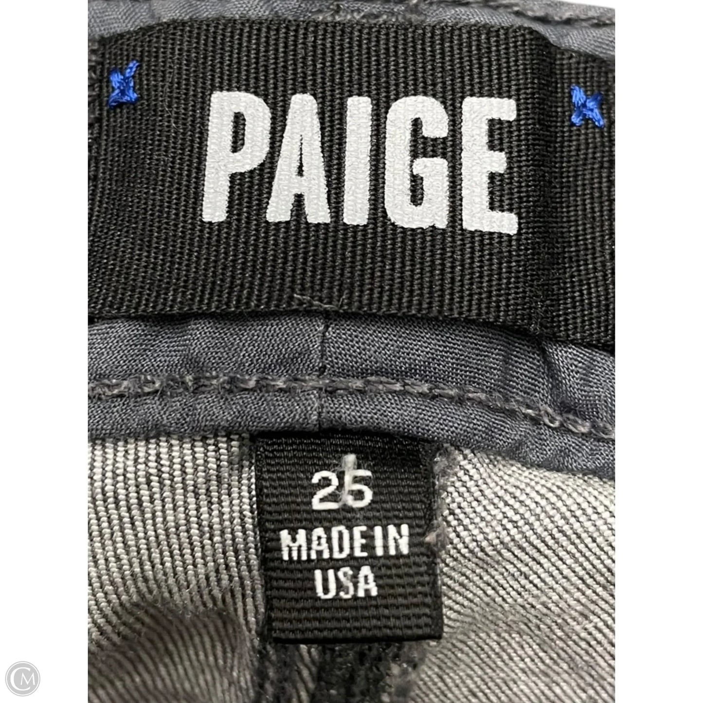 Jeans Flared By Paige In Grey, Size: 2