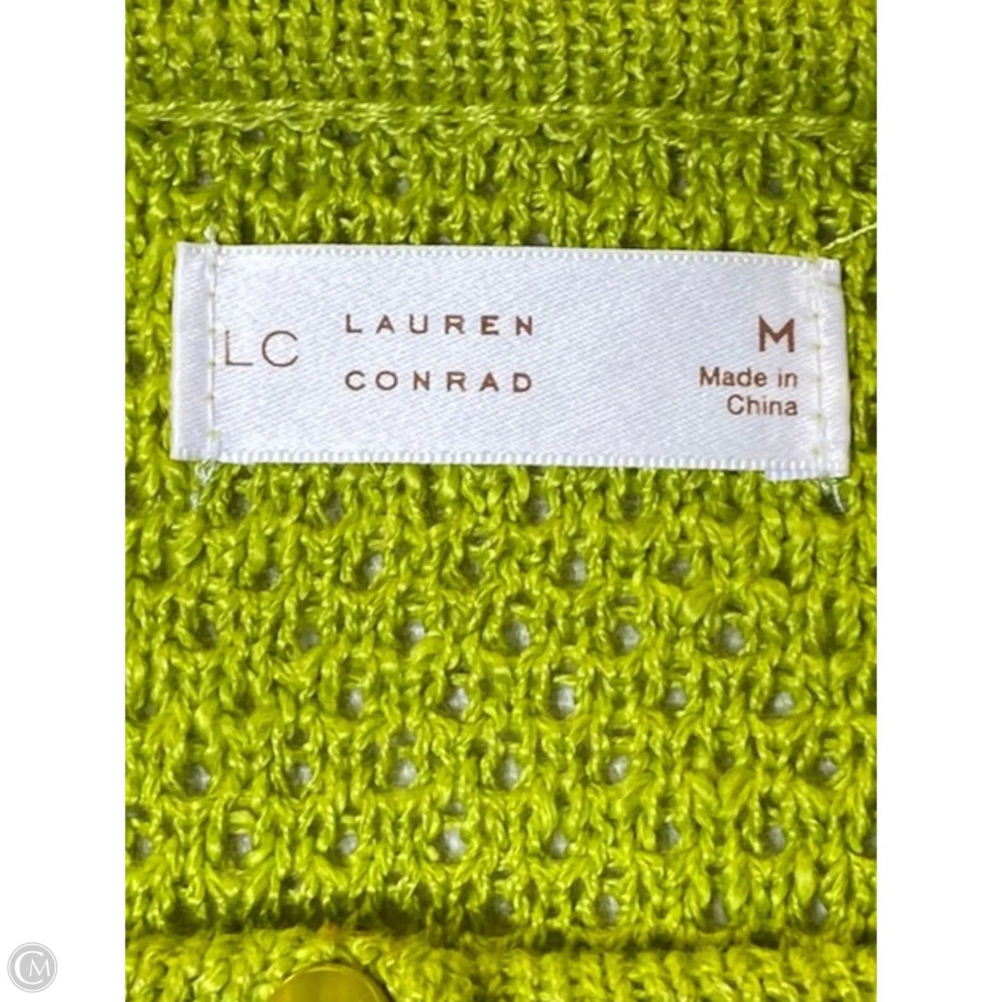 Top Short Sleeve By Lc Lauren Conrad In Green, Size: M
