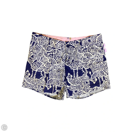 Shorts Designer By Lilly Pulitzer In Blue & White, Size: 6