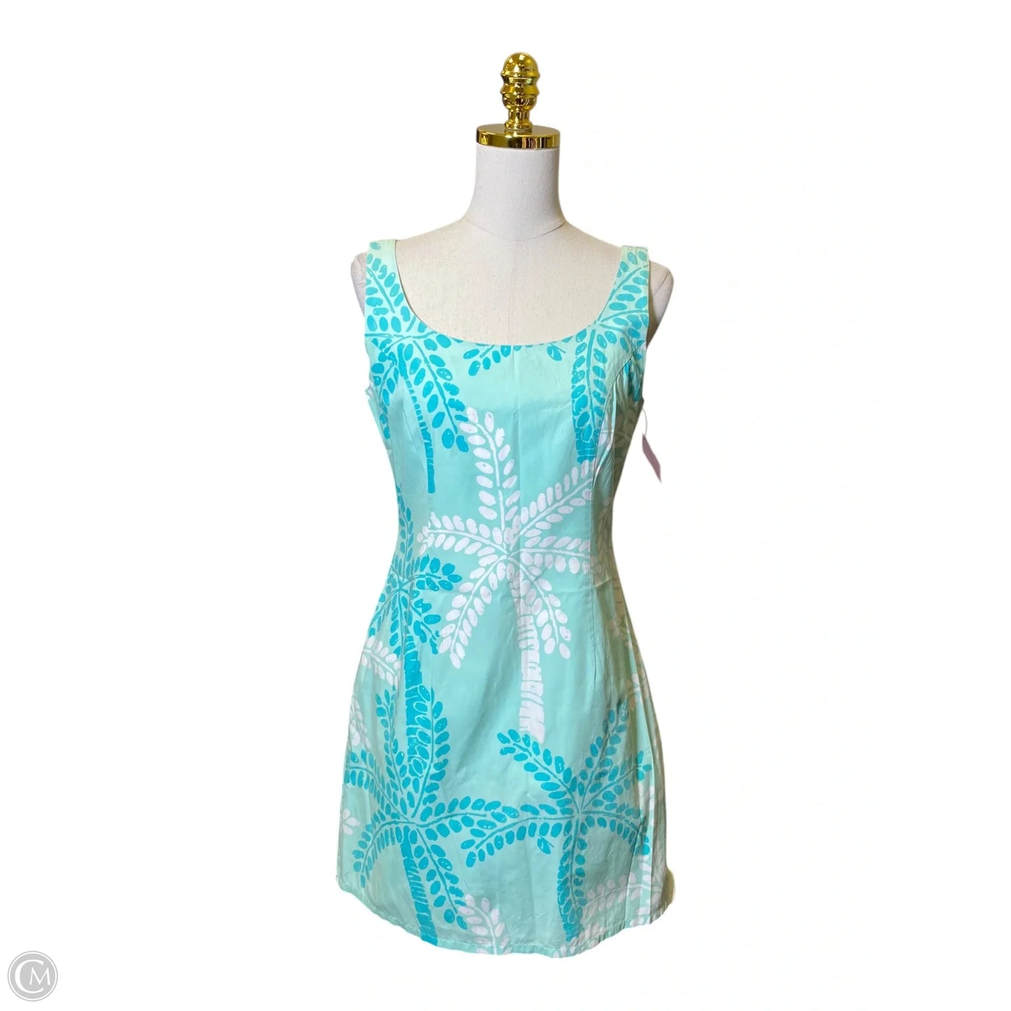 Dress Designer By Lilly Pulitzer In Aqua, Size: 6