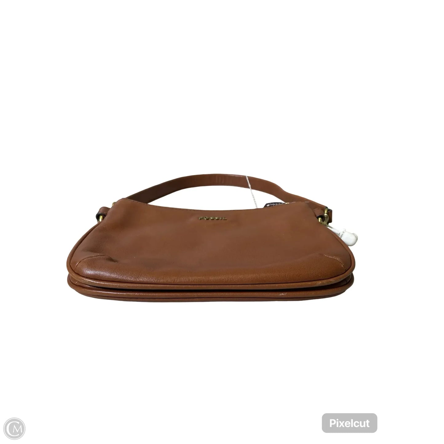 Handbag Leather By Fossil, Size: Small