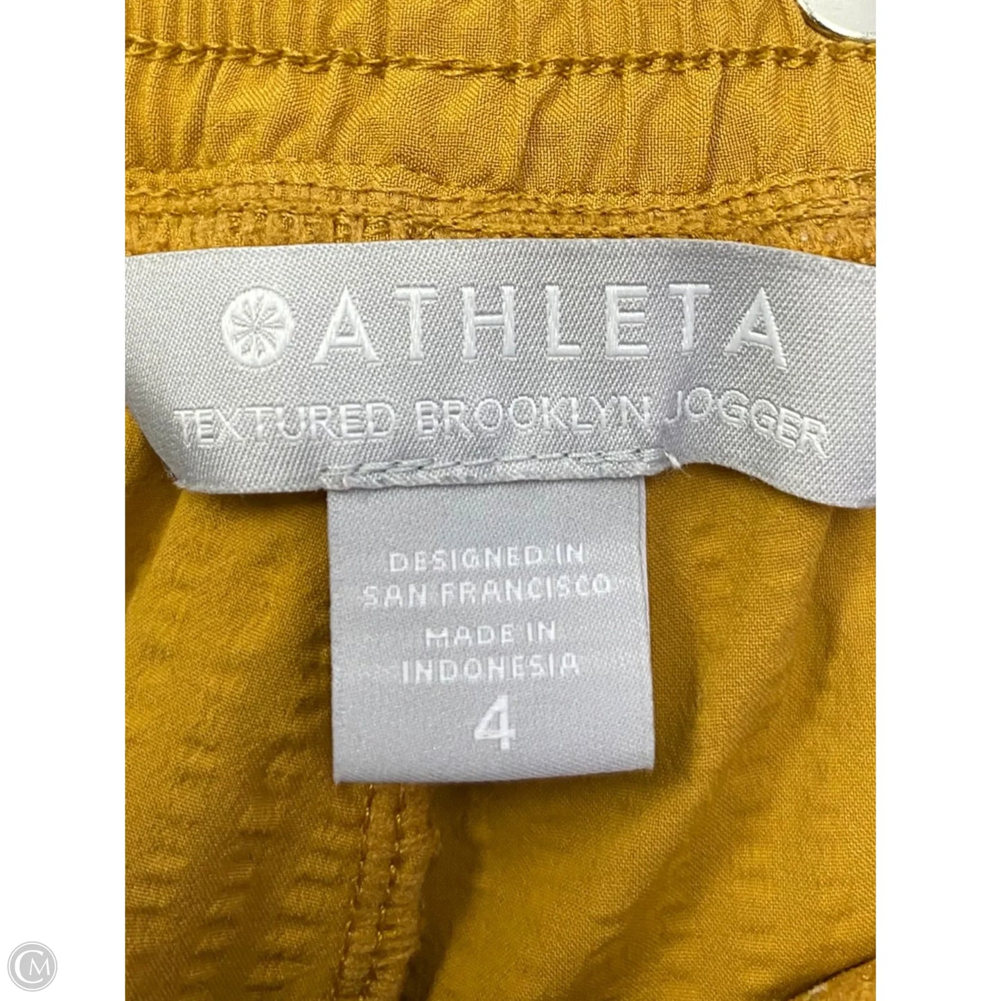 Athletic Pants By Athleta In Yellow, Size: S
