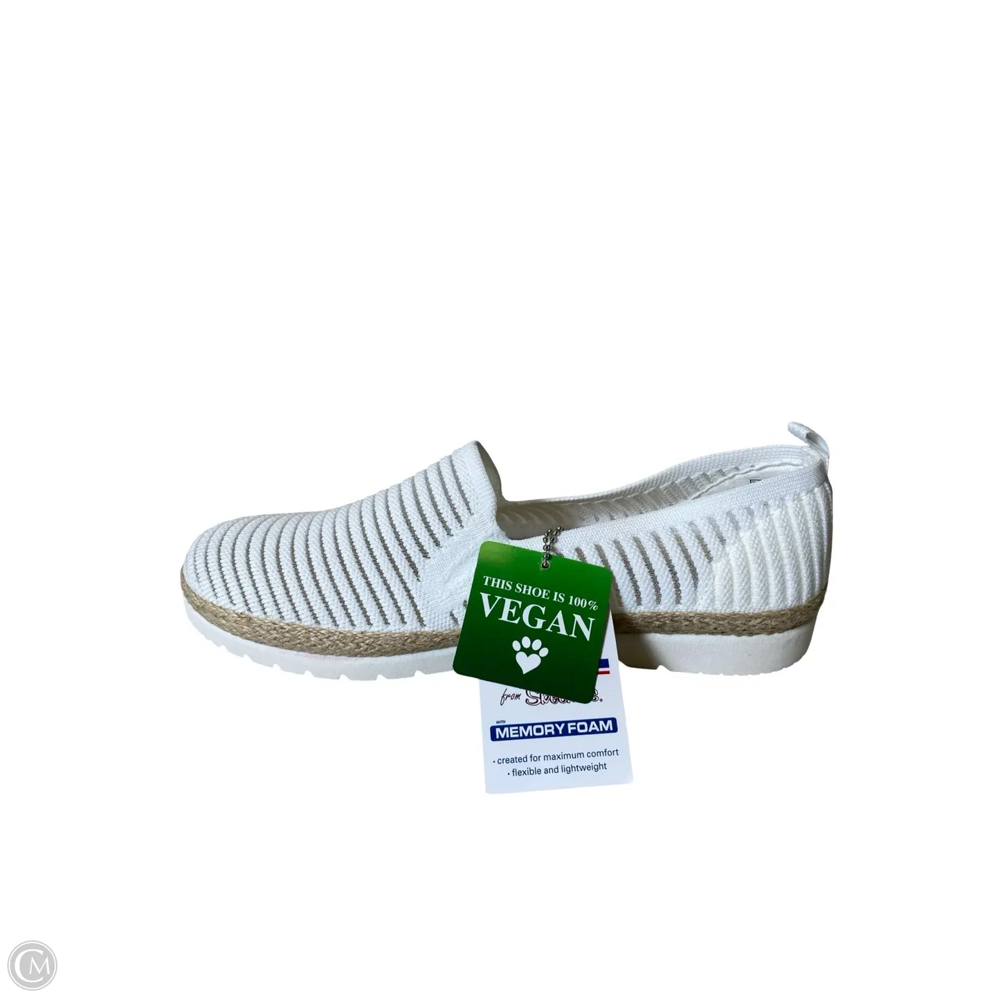 Shoes Flats By Bobs In White, Size: 9