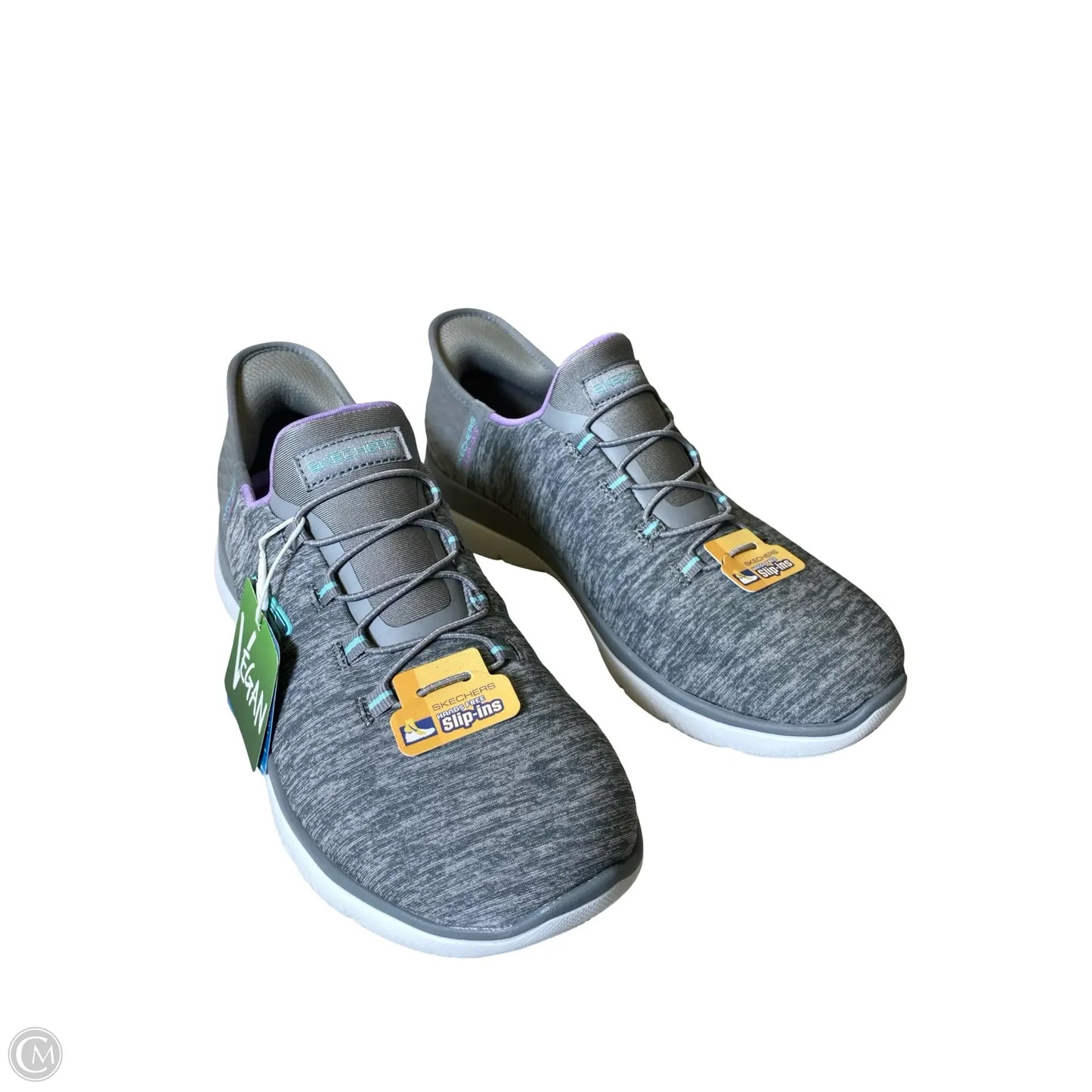 Shoes Athletic By Skechers In Grey, Size: 8.5