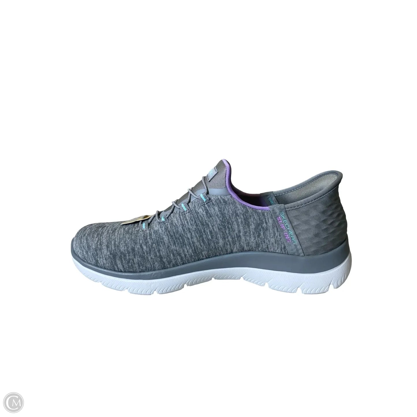 Shoes Athletic By Skechers In Grey, Size: 8.5