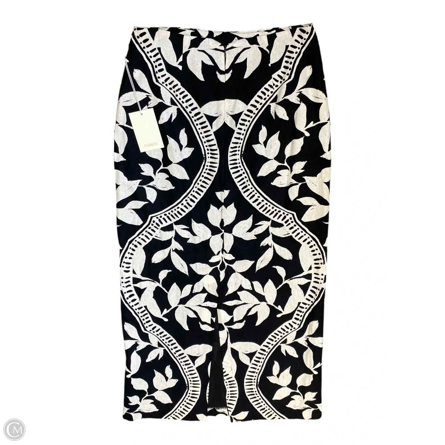 Skirt Maxi By Parker In Black & White, Size: 4