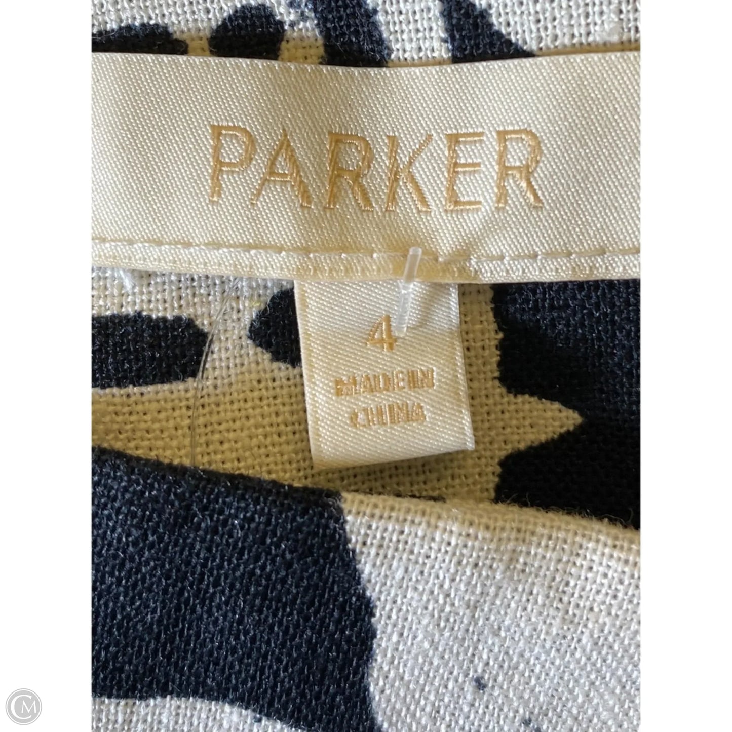 Skirt Maxi By Parker In Black & White, Size: 4