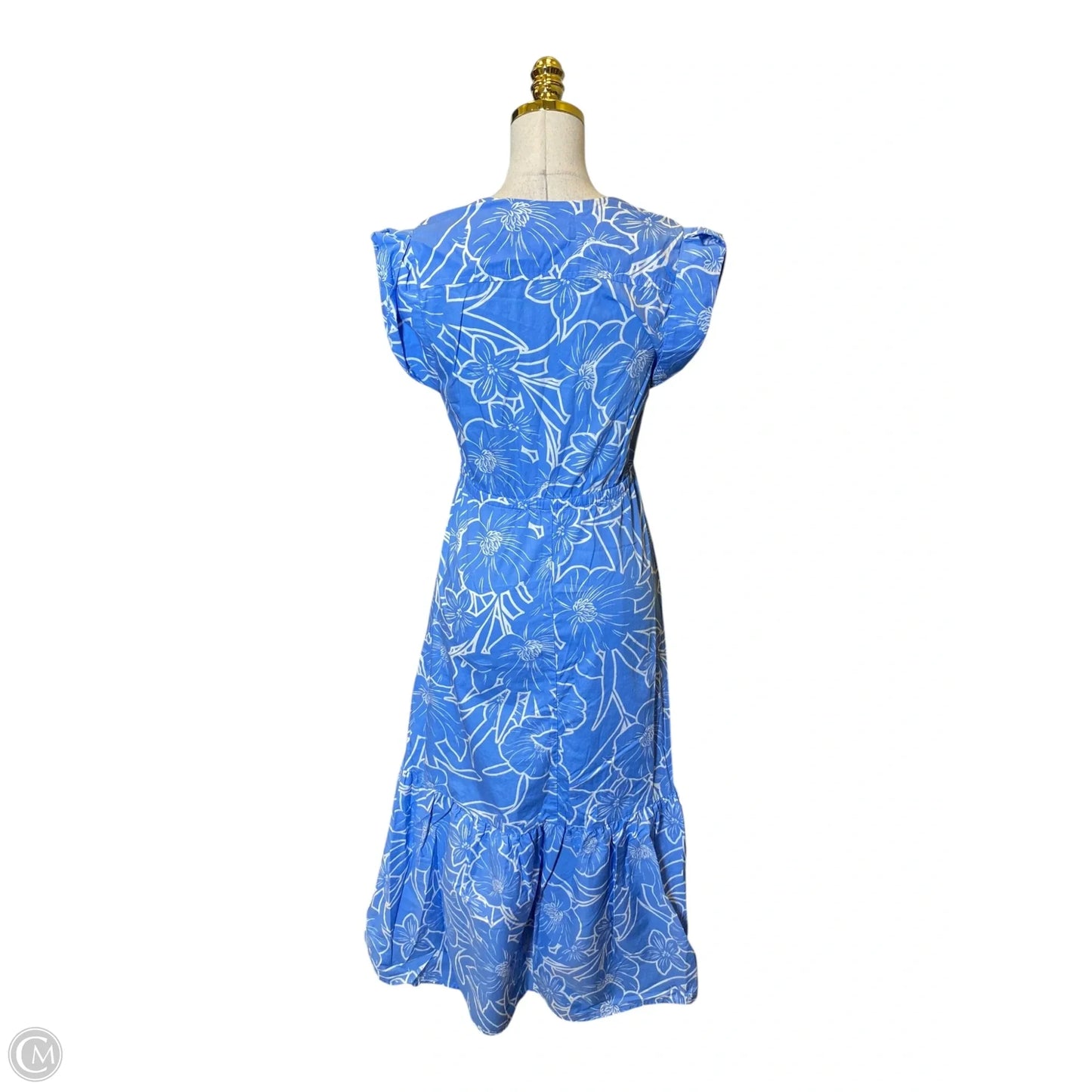 Dress Casual Maxi By Steve Madden In Blue & White, Size: S