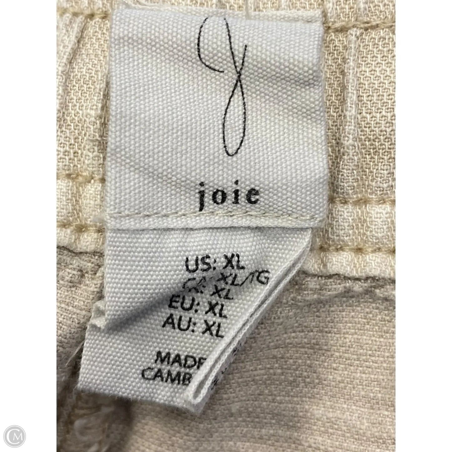 Pants Wide Leg By Joie In Beige, Size: 16