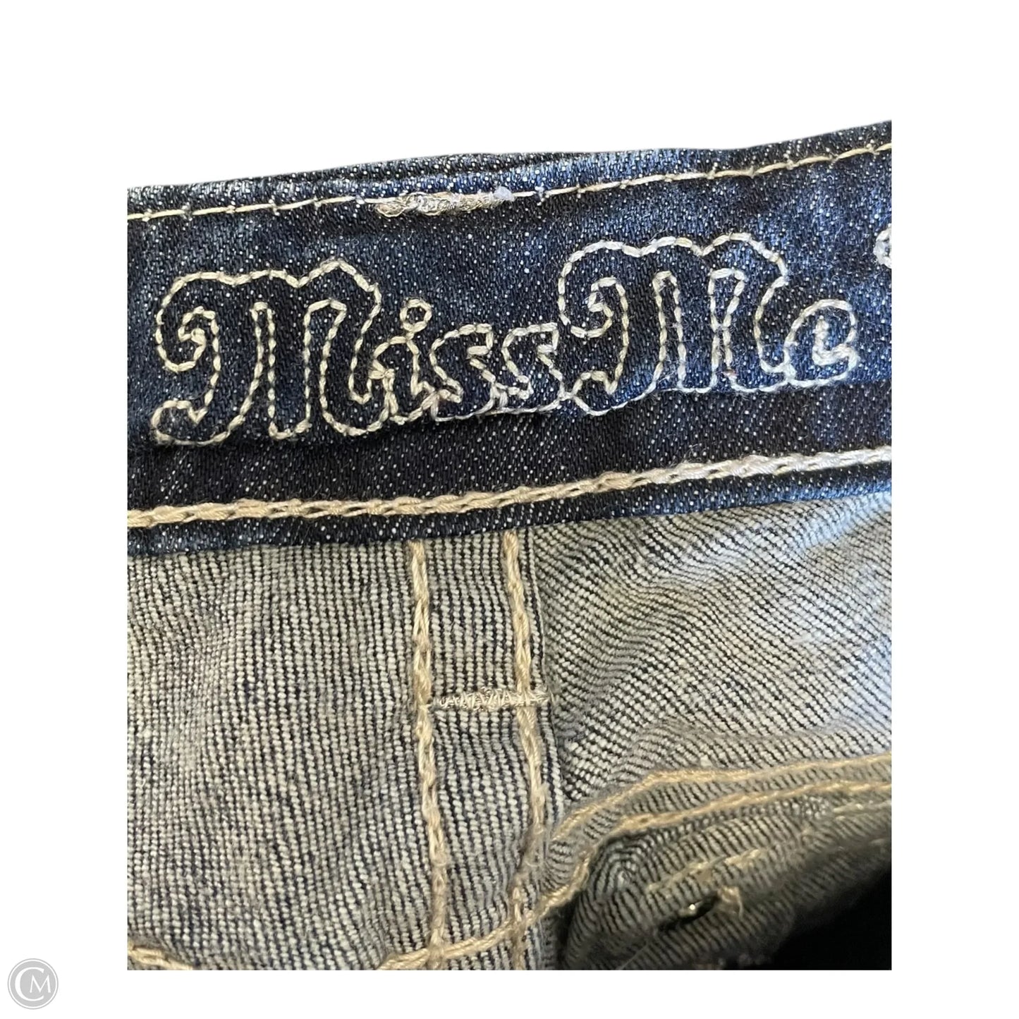 Jeans Skinny By Miss Me In Blue, Size: 6
