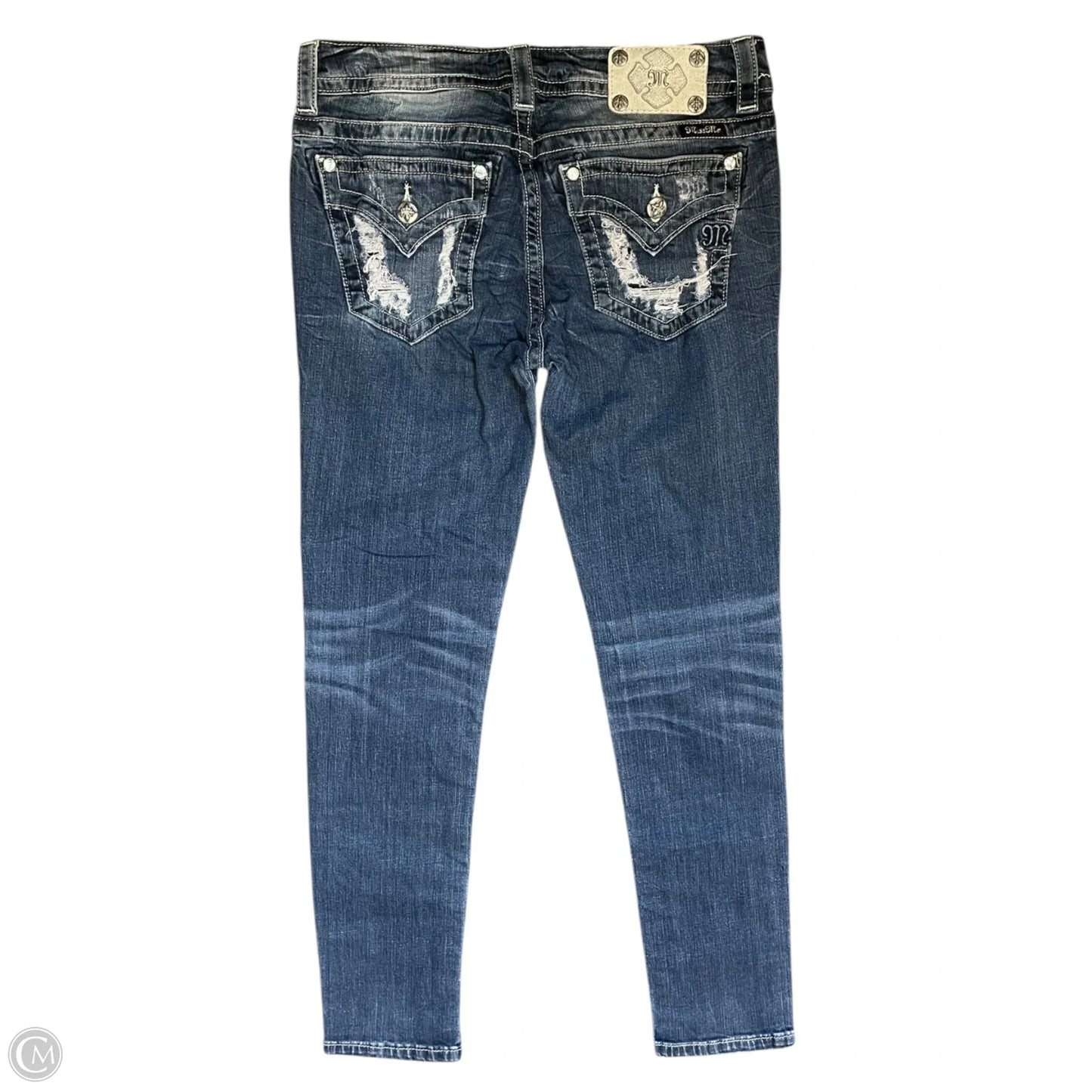 Jeans Skinny By Miss Me In Blue, Size: 8
