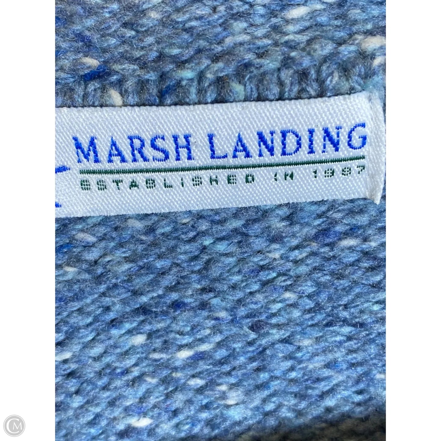 Sweater By Marsh Landing In Blue, Size: M