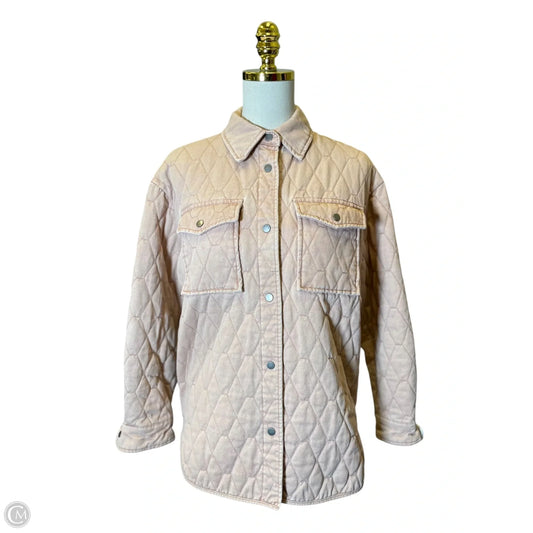 Jacket Puffer & Quilted By Joie In Pink, Size: Xs
