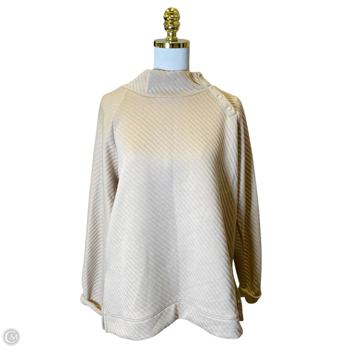 Sweater By Cato In Brown, Size: L