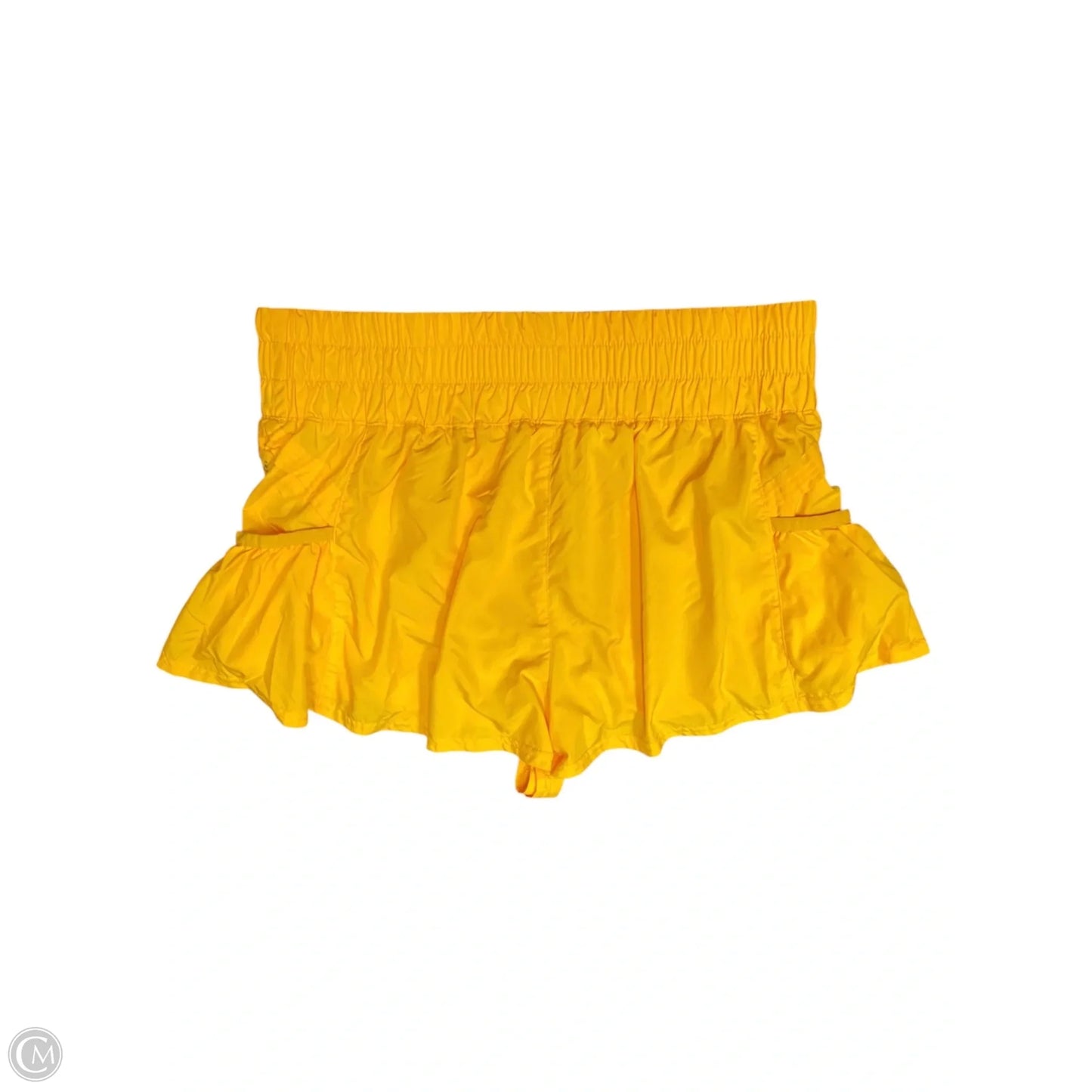 Athletic Shorts By Free People In Yellow, Size: M