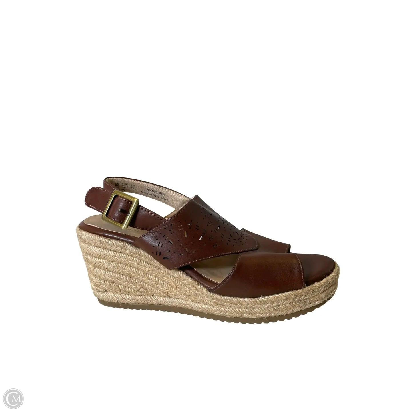 Shoes Heels Wedge By Naturalizer In Brown, Size: 6