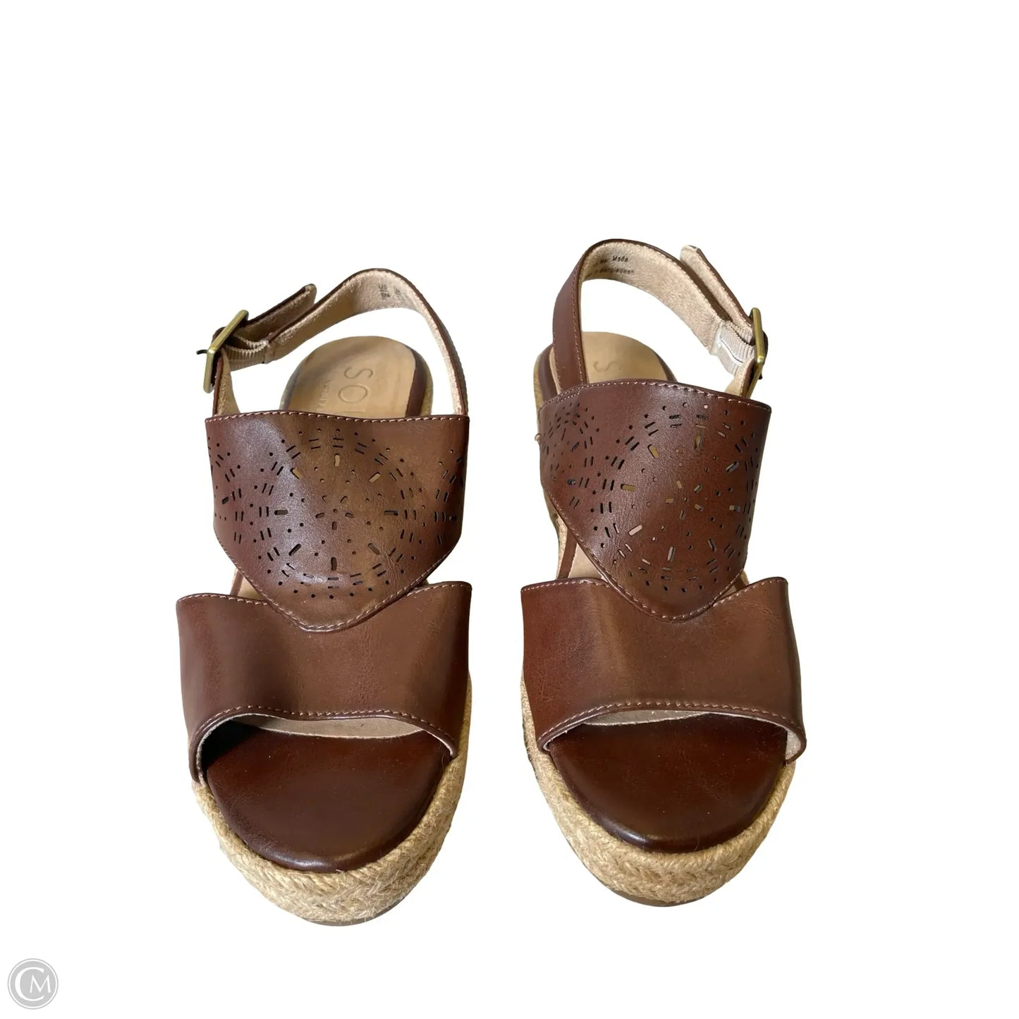 Shoes Heels Wedge By Naturalizer In Brown, Size: 6