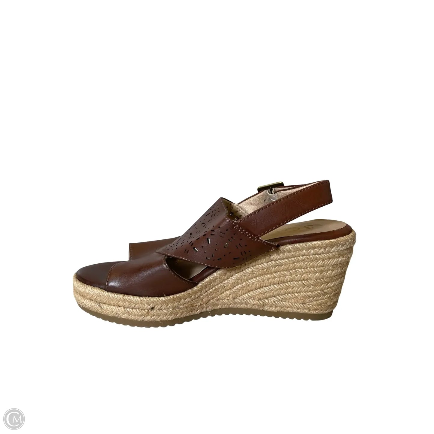 Shoes Heels Wedge By Naturalizer In Brown, Size: 6