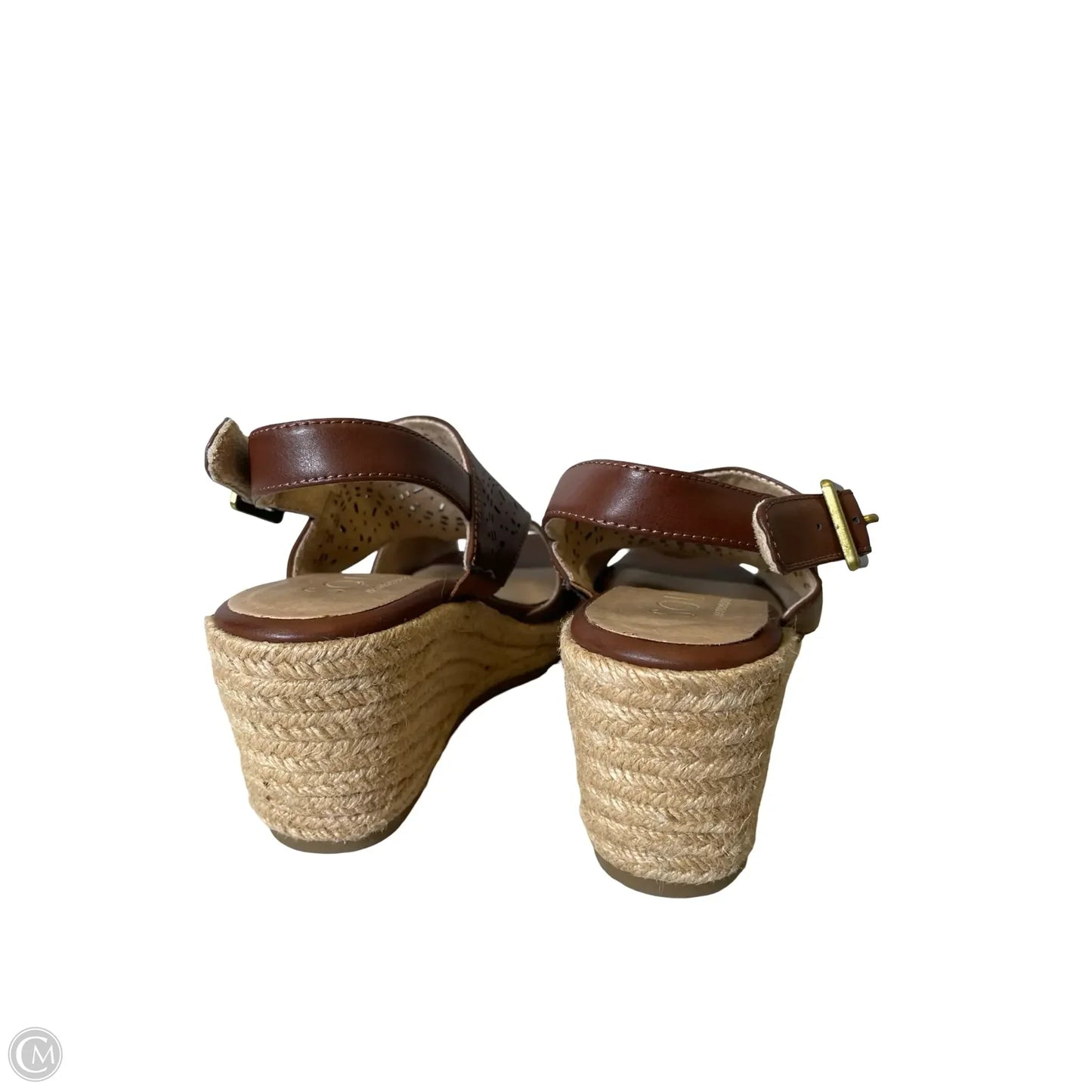 Shoes Heels Wedge By Naturalizer In Brown, Size: 6