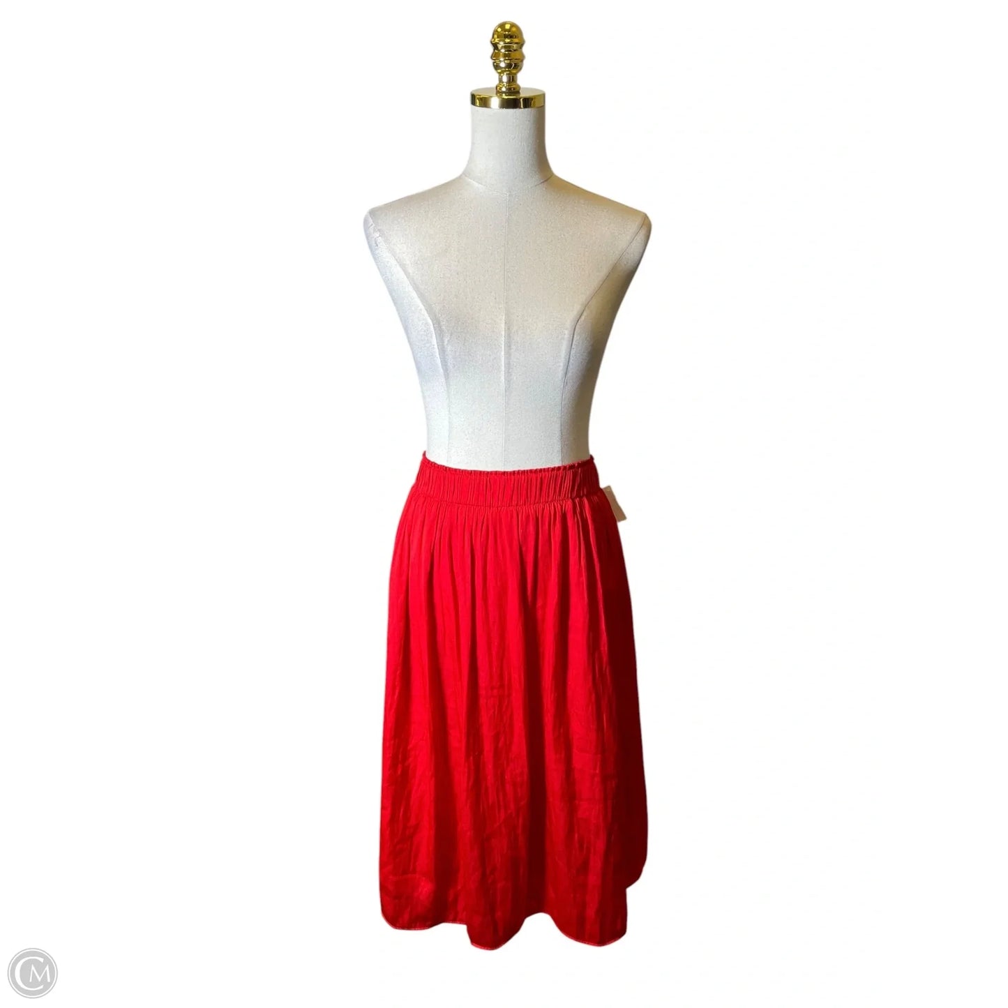 Skirt Maxi By Gap In Red, Size: 2x