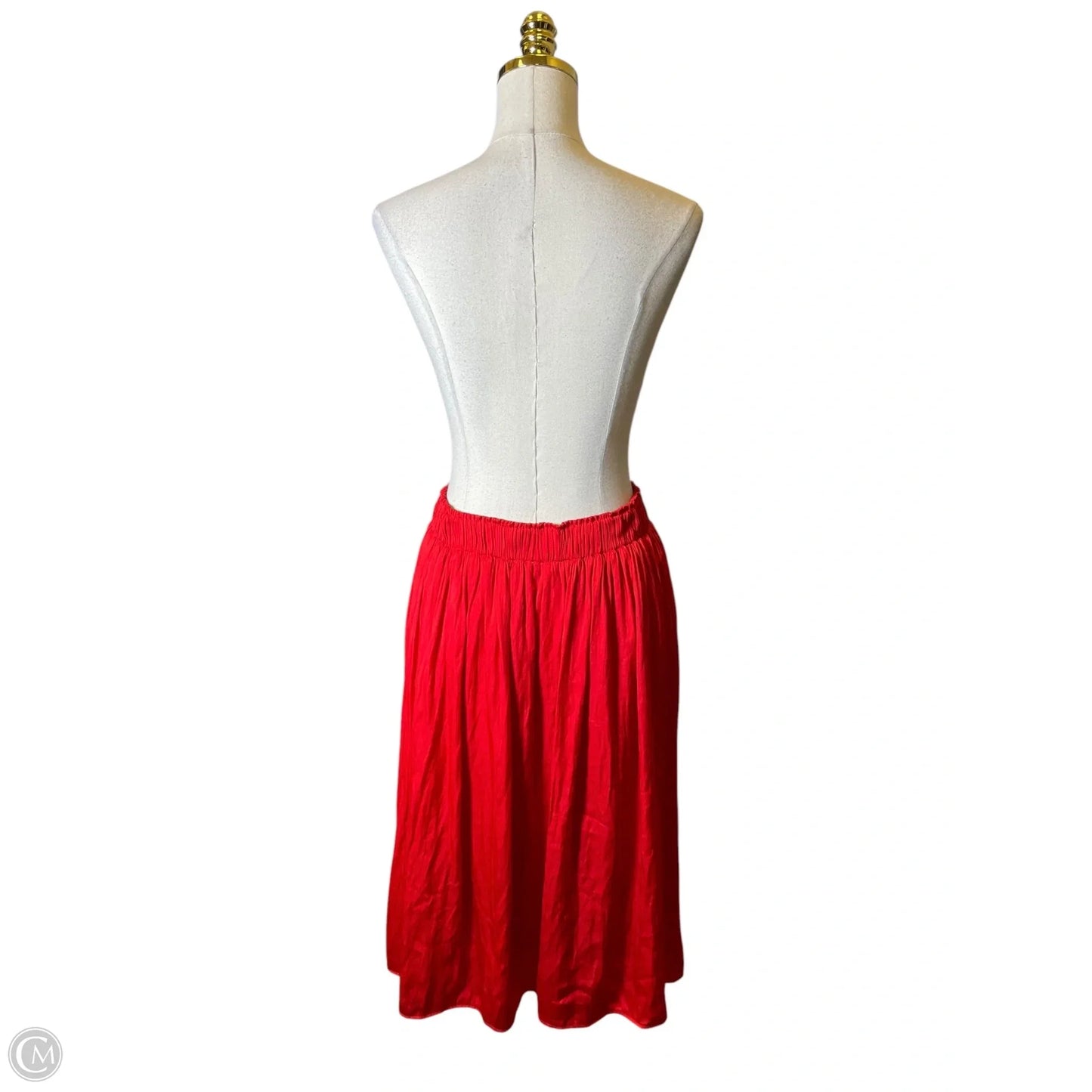 Skirt Maxi By Gap In Red, Size: 2x