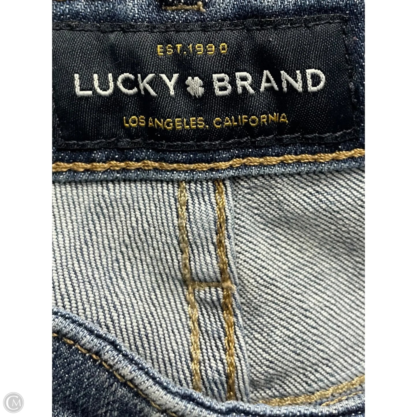 Jeans Straight By Lucky Brand In Blue, Size: 4