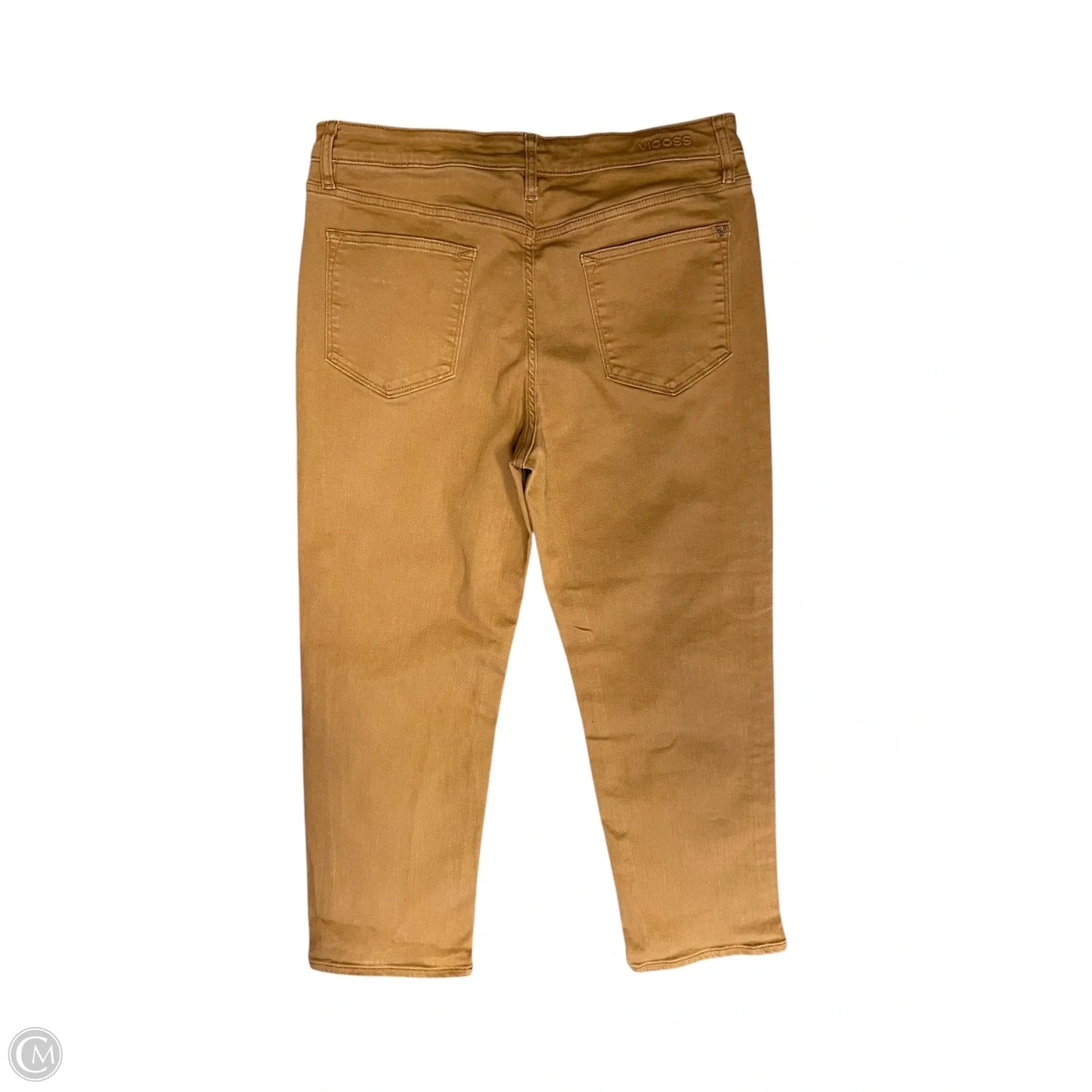 Jeans Straight By Vigoss In Brown, Size: 14